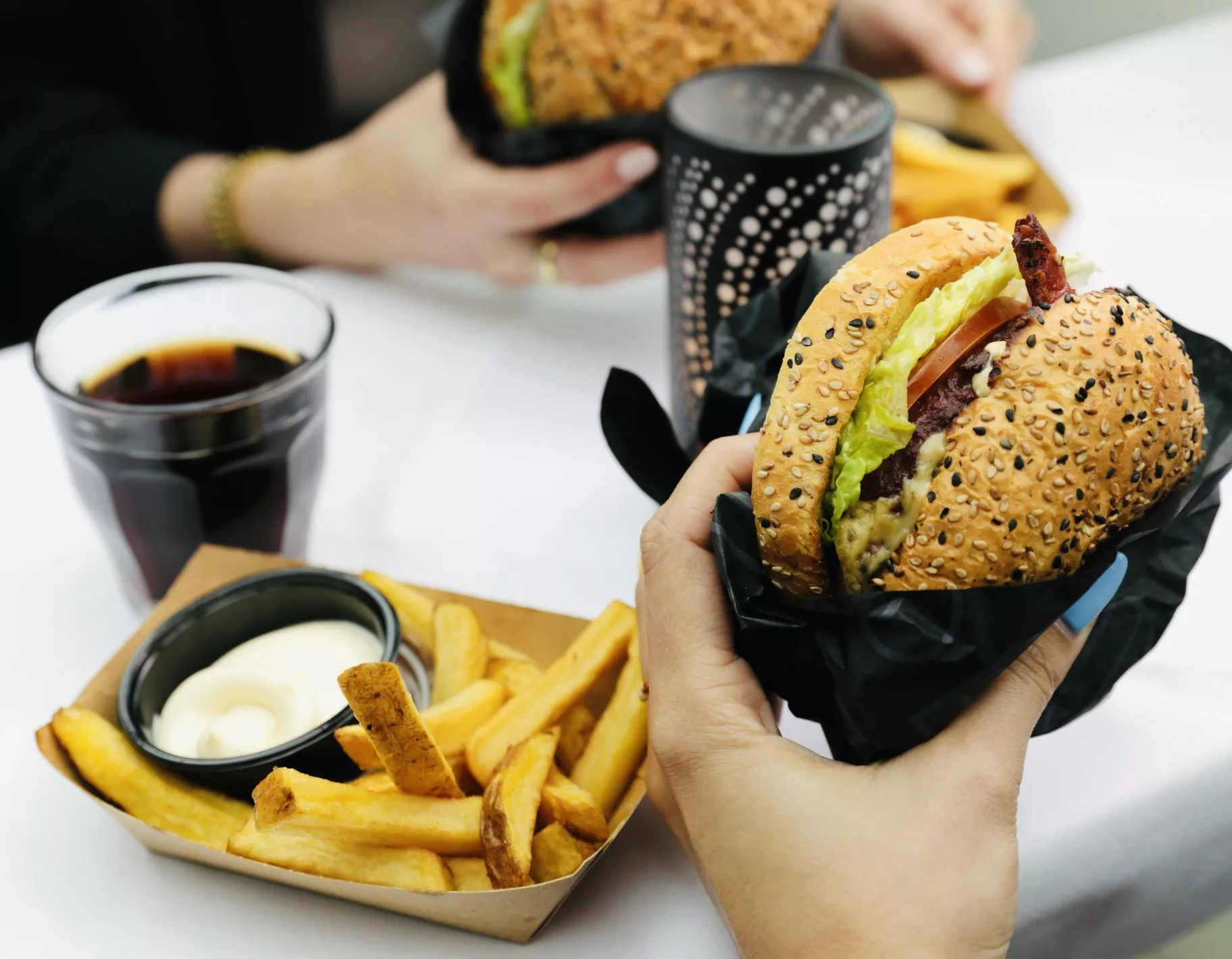 Hamburger diner rondvaart Amsterdam