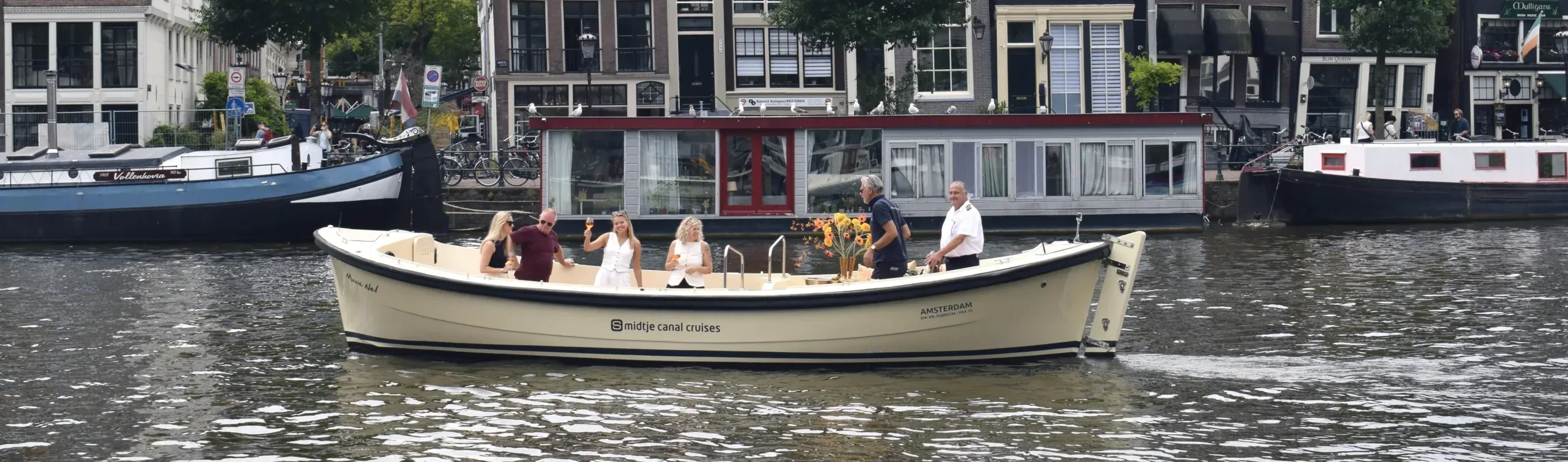 Smidtje Canal Cruises Amsterdam - Open boat tour through Amsterdam hero