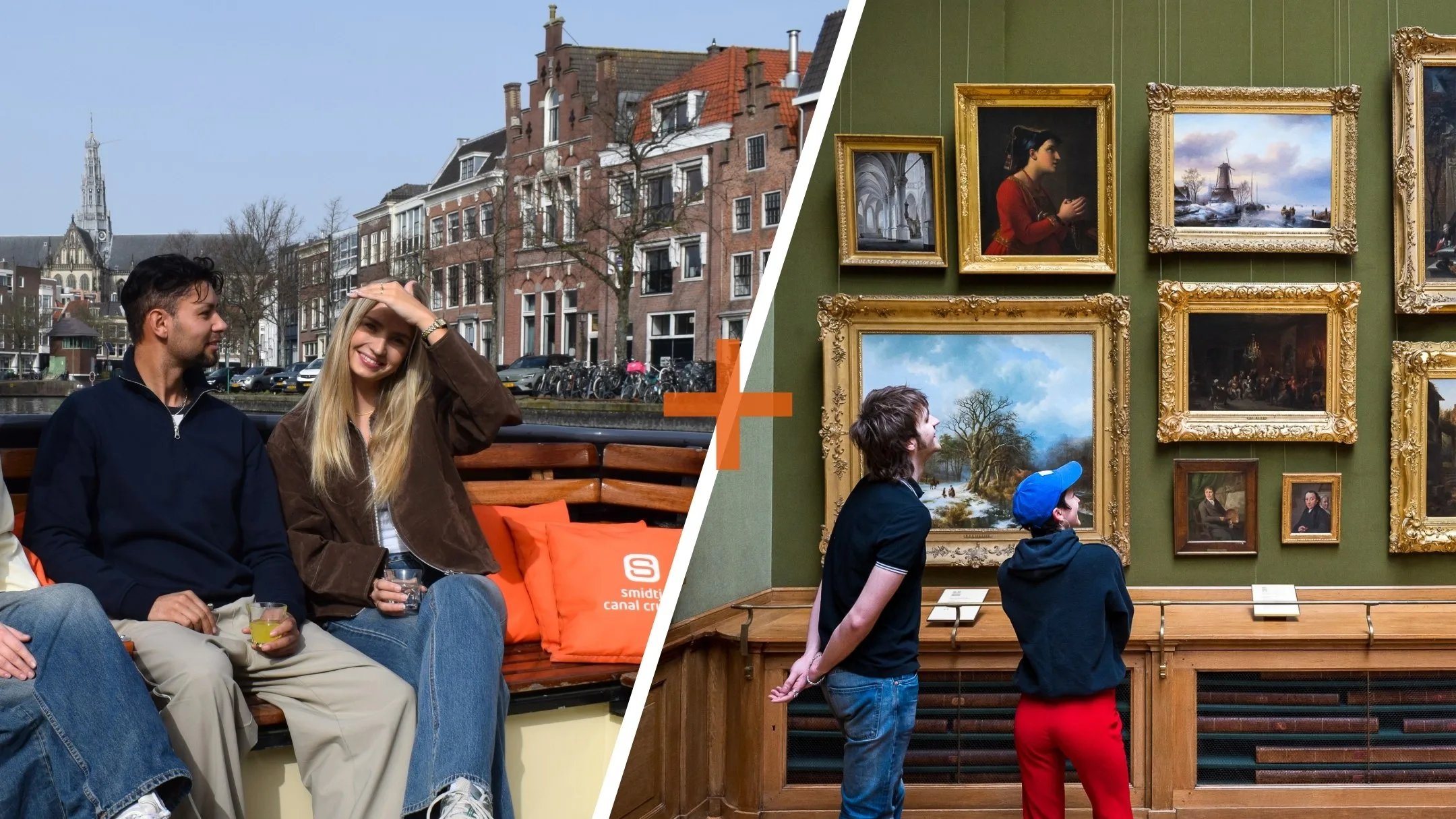 Smidtje Canal Cruises Haarlem - Combi Ticket – Haarlem Rondvaart & Teylers Museum hero