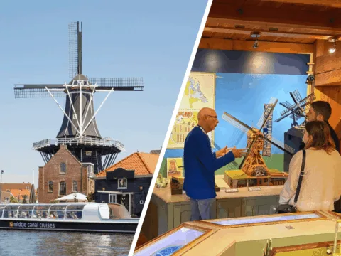Combi ticket rondvaart haarlem en molen de adriaan