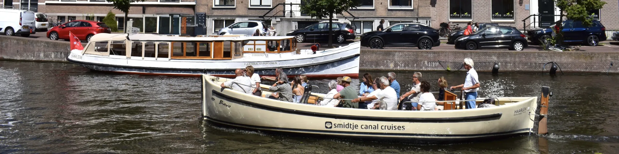 Smidtje Canal Cruises Haarlem - Open Boat Tour Haarlem Centre hero